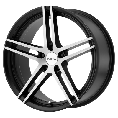 KMC Wheels - KMC Wheels KM703 MONOPHONIC 18x9.5 5x112 35mm Satin Black Brushed; KM70389557335