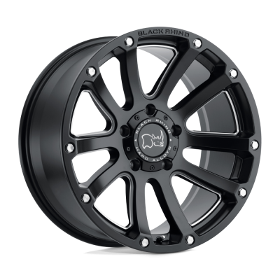 Black Rhino Hard Alloys - Black Rhino Wheels HIGHLAND 18x9.5 5x150 12mm Matte Black; 1895HLD125150M10