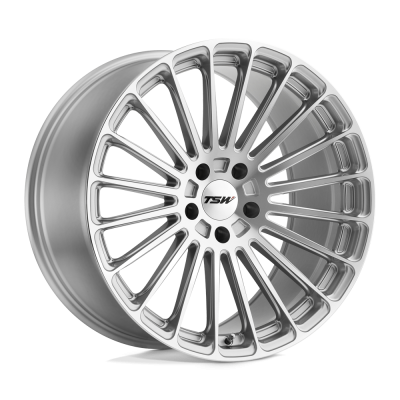 TSW - TSW Wheels TURBINA 22x10.5 5x4.25 42mm Titanium/Mirror Cut; 2205TUR425108S72