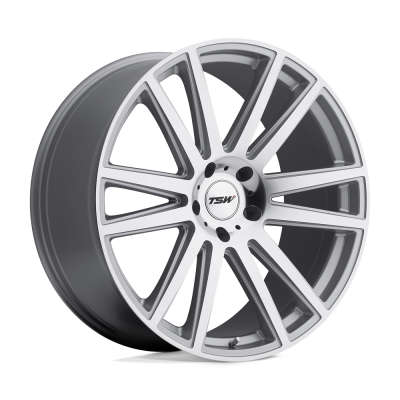 TSW - TSW Wheels GATSBY 22x10 5x130 35mm Silver/Mirror Cut; 2210GAT355130S84