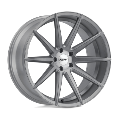 TSW - TSW Wheels CLYPSE 22x11 5x4.5 28mm Titanium/Brushed; 2211CLP285114S76