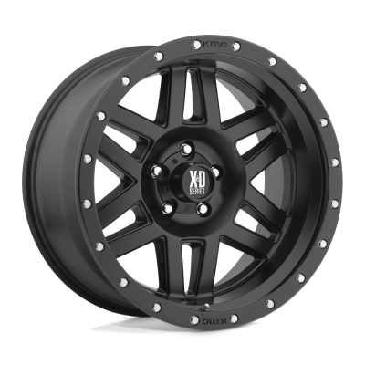 XD - XD Wheels XD128 MACHETE 20x10 5x5.0 -24mm Satin Black; XD12821050724N