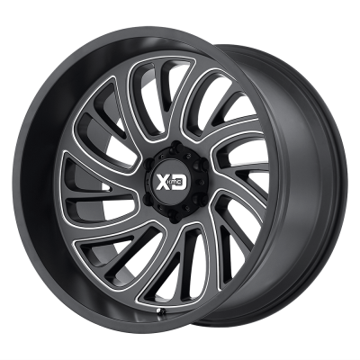 XD - XD XD826 SURGE 20x12 8x180 -44mm Black Matte & Machined; XD82621288944N