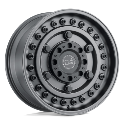 Black Rhino Hard Alloys - Black Rhino Wheels ARMORY 17x9.5 8x6.5 6mm Gun Black; 1795ARY068165G22