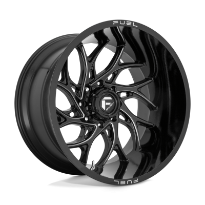 Fuel 1PC - Fuel Off Road D741 RUNNER 22x10 8x170 -18mm Gloss Black/Milled; D74122001747