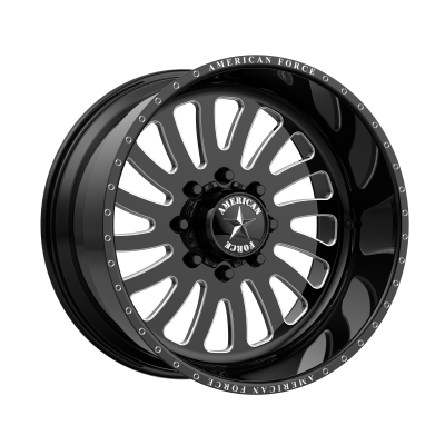 American Force - American Force AFW 74 OCTANE SS 26x16 8x6.5 -101mm Black; AFTS74RD22-2-20