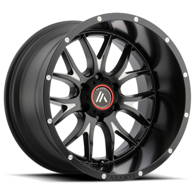 Asanti Off Road - Asanti Wheels AB807 CARBINE 22x10 8x170 -18mm Satin Black; AB807-22108718NBM