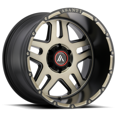 Asanti - Asanti AB809 ENFORCER 17x8.5 5x4.5 25mm Black; AB809-17851225BK
