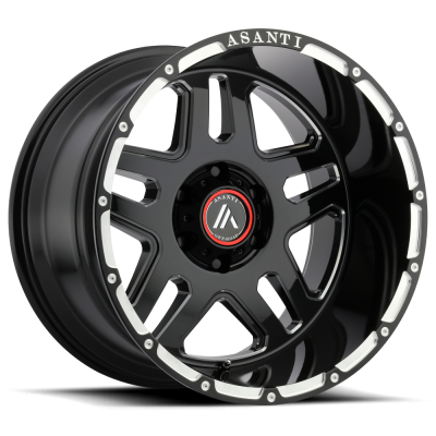 Asanti - Asanti AB809 ENFORCER 20x12 6x135 -44mm Black; AB809-20126344NGM