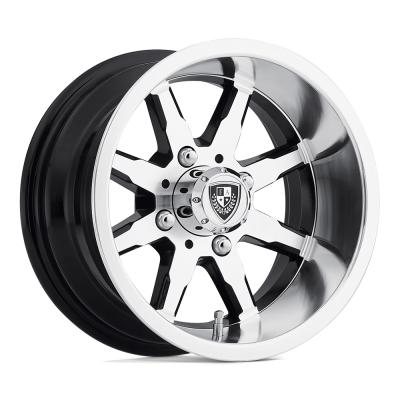 Fairway Alloys - Fairway Alloys FA141 SHIFT 10x7 4x4.0 -25mm Machined/Black; FA-141-M