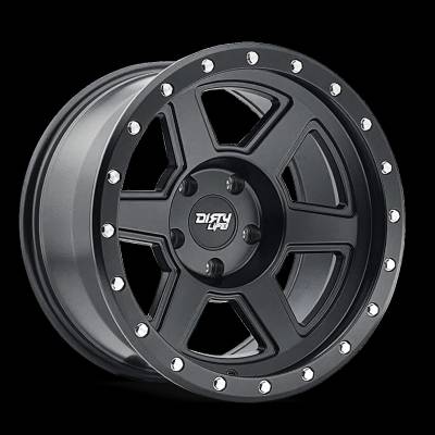Dirty Life - Dirty Life Wheels 9315 COMPOUND 17x9 8x6.5 -38mm Black Matte; 9315-7981MB38