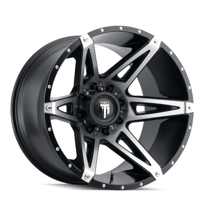 American Truxx - American Truxx AT1902 KUTZ 18x9 8x180 -12mm Machined/Black; AT1902-8978BM-12