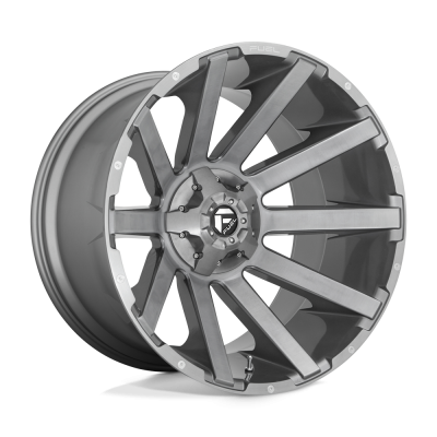 Fuel 1PC - Fuel Off Road D714 CONTRA PLATINUM 20x10 8x180 -18mm Gunmetal; D71420001847
