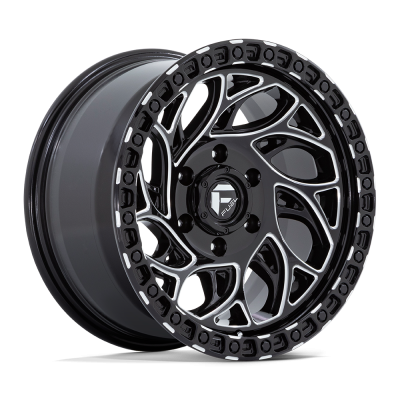 Fuel 1PC - Fuel Off Road D840 RUNNER OR 18x9 6x5.5 -12mm Gloss Black/Milled; D84018908445