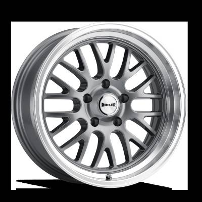 Ridler - Ridler Wheels 607 20x10 5x5.0 0mm Gloss Gray/Machined; 607-2173G