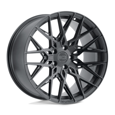 XO - XO Wheels PHOENIX 22x9 5x4.5 25mm Double Black; 2290PHX255114B76