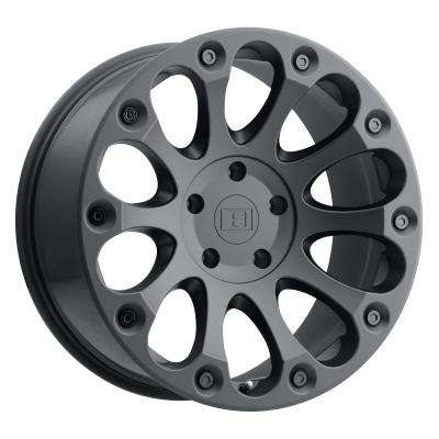Level 8 - Level 8 Wheels IMPACT 20x9 6x5.5 9mm Matte Black; 2090LIM096140M12