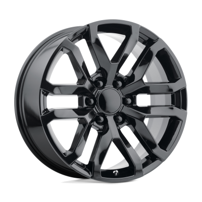Performance Replicas - Performance Replicas PR196 22x9 6x5.5 24mm Gloss Black; 196GB-2295824