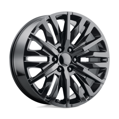 Performance Replicas - Performance Replicas PR198 22x9 6x5.5 28mm Gloss Black; 198GB-2295828
