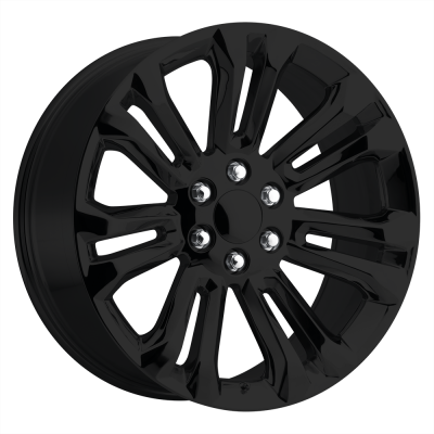 Performance Replicas - Performance Replicas PR205 22x9 6x5.5 24mm Gloss Black; 205GB-2295824