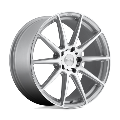 Niche 1PC - Niche Wheels M146 ESSEN 20x9 5x4.5 35mm Gloss Silver/Machined; M146209065+35