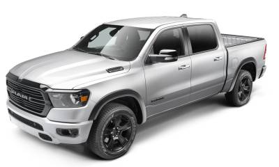 Bushwacker - Bushwacker OE Style Front/Rear Fender Flares-Black, for Dodge Ram; 50928-02