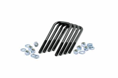 Rough Country Suspension Systems - Rough Country 9/16 x 3.125 x 10 Radius Top Leaf Spring U-Bolt, EACH; 7650