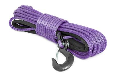 Rough Country Suspension Systems - Rough Country Synthetic Winch Rope 3/8" x 85' - Purple; RS112
