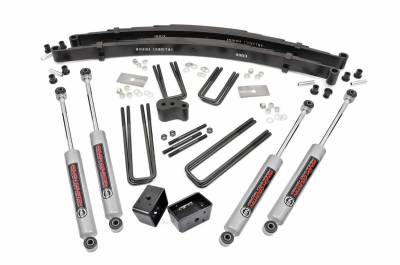 Rough Country Suspension Systems - Rough Country 4" Suspension Lift Kit, for 74-77 Dodge W-Series Trucks; 305.20