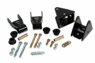 Rough Country Suspension Systems - Rough Country Front Spring Shackle Reversal Kit, for Wrangler YJ; 5061