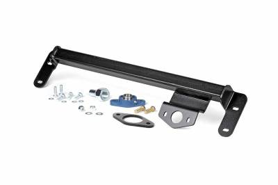 Rough Country Suspension Systems - Rough Country Steering Box Brace Kit-Black, for 17-24 Ram 2500/3500; 31000