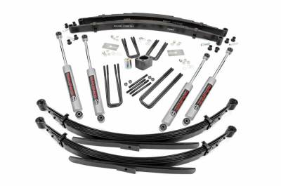 Rough Country Suspension Systems - Rough Country 4" Suspension Lift Kit, for 70-74 Dodge W-series Trucks; 301.20