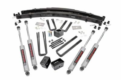 Rough Country Suspension Systems - Rough Country 4" Suspension Lift Kit, for 74-77 Dodge W-Series Trucks; 306.20