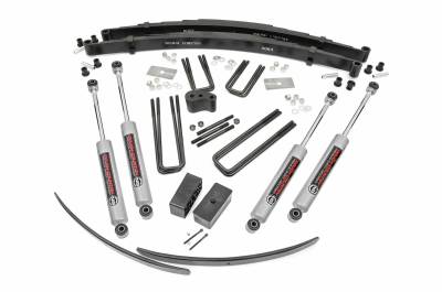 Rough Country Suspension Systems - Rough Country 4" Suspension Lift Kit, for 74 Trailduster/Ramcharger 4WD; 315.20