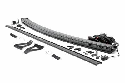 Rough Country Suspension Systems - Rough Country Windshield Mount 50" LED Light Bar Kit, for Cherokee XJ; 70075