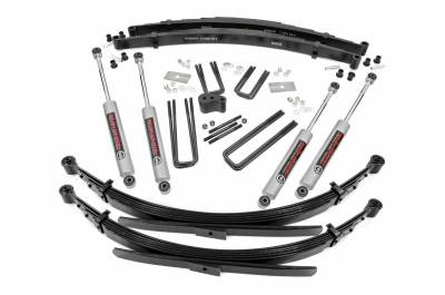 Rough Country Suspension Systems - Rough Country 4" Suspension Lift Kit, for 74 Trailduster/Ramcharger 4WD; 345.20