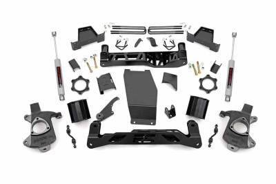 Rough Country Suspension Systems - Rough Country 6" Suspension Lift Kit, 14-18 Silverado/Sierra 1500 4WD; 22731