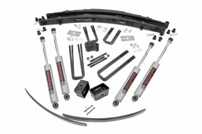 Rough Country Suspension Systems - Rough Country 4" Suspension Lift Kit, for 78-93 Ramcharger/Trailduster; 325.20