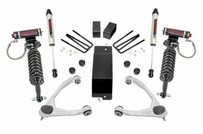 Rough Country Suspension Systems - Rough Country 3.5" Suspension Lift Kit, 07-16 Silverado/Sierra 1500 4WD; 19457