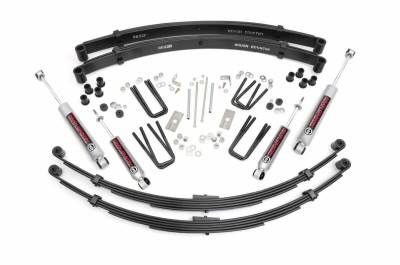 Rough Country Suspension Systems - Rough Country 3" Suspension Lift Kit, for 79-83 Pickup 4WD; 71030