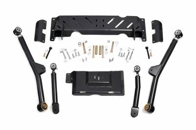 Rough Country Suspension Systems - Rough Country Long Arm Upgrade Kit fits 4"-6" Lift for Jeep MJ/XJ; 61600U