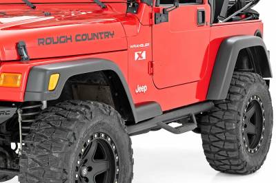 Rough Country Suspension Systems - Rough Country OE Style 5.5" Fender Flares, for Wrangler TJ; 99033