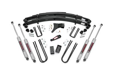 Rough Country Suspension Systems - Rough Country 4" Suspension Lift Kit, 86-98 Ford F-350 4WD; 4918630