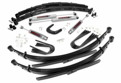 Rough Country Suspension Systems - Rough Country 4" Suspension Lift Kit, 88-91 GM 2500 SUV 4WD; 250-88-9230