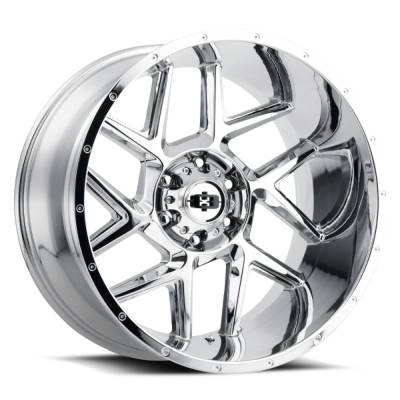 Vision Wheel - Vision Wheels 360 Silver 24x12 8x170 -51mm Chrome; 360-24270C-51