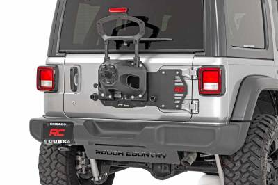 Rough Country Suspension Systems - Rough Country Spare Tire Carrier Reinforcement Bracket, for Wrangler JL; 10603