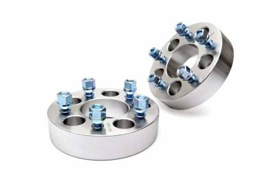 Rough Country Suspension Systems - Rough Country 1.5" 5x4.5 Aluminum Wheel Spacers-Pair, for Jeep XJ/TJ; 1090