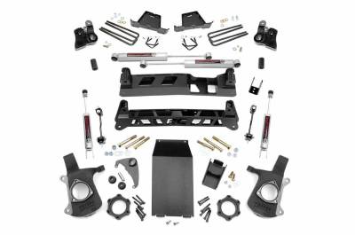 Rough Country Suspension Systems - Rough Country 4" Suspension Lift Kit, 99-06 Silverado/Sierra 1500 4WD; 25830