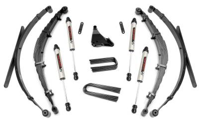 Rough Country Suspension Systems - Rough Country 4" Suspension Lift Kit, 99-04 Super Duty V10/Dsl 4WD; 50170