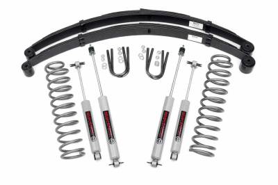 Rough Country Suspension Systems - Rough Country 3" Suspension Lift Kit, for 84-01 Cherokee XJ; 630N2